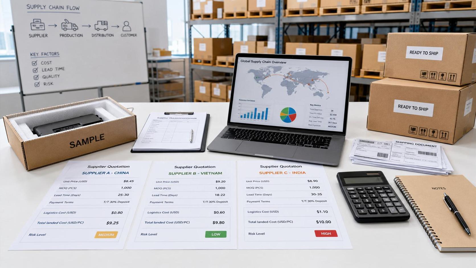 Global Market Supplier Comparison: How to Check Cost, Lead Time, and Risk