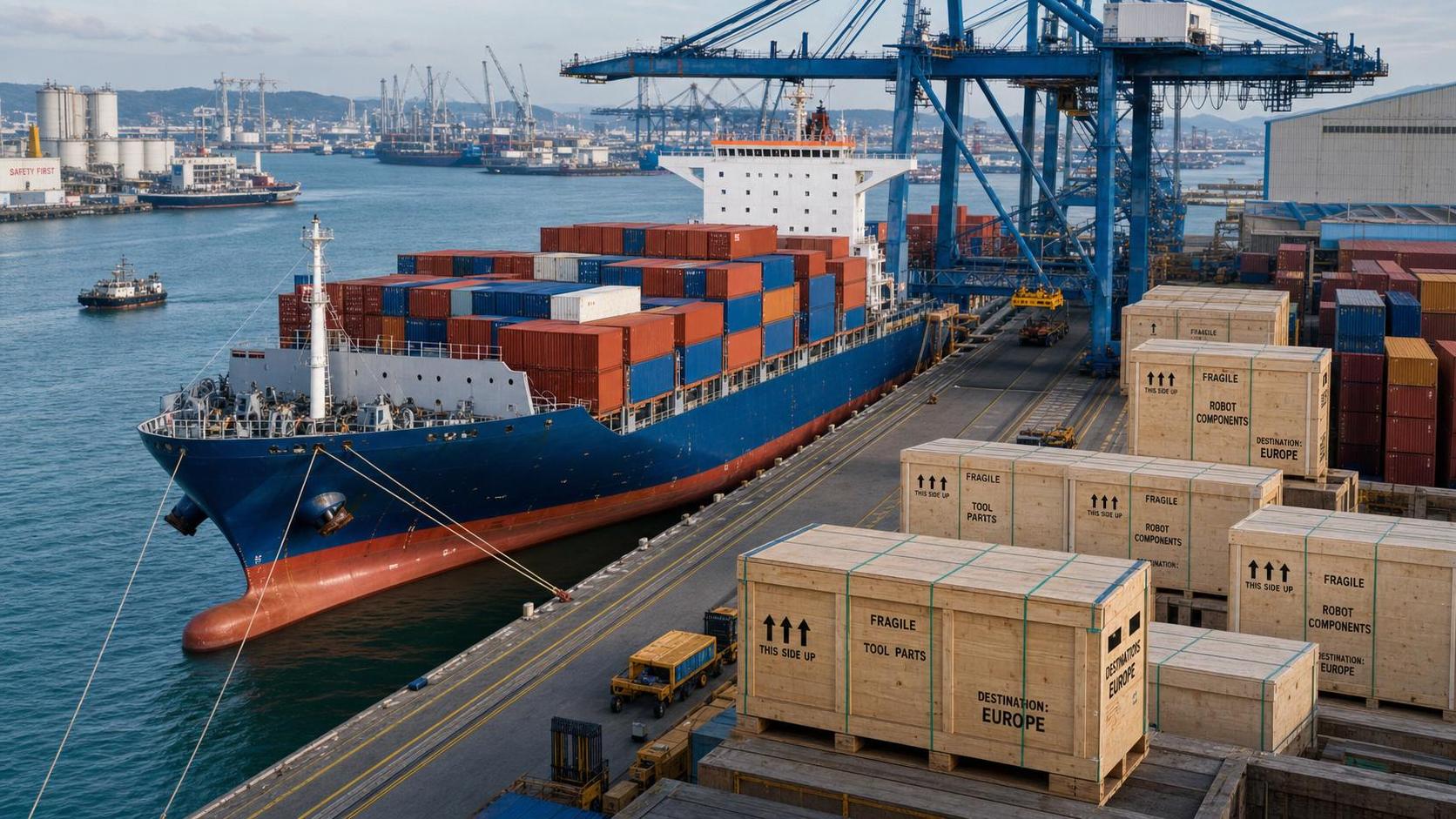 Asia-Europe Tool Freight Surcharge Rises 12% From July