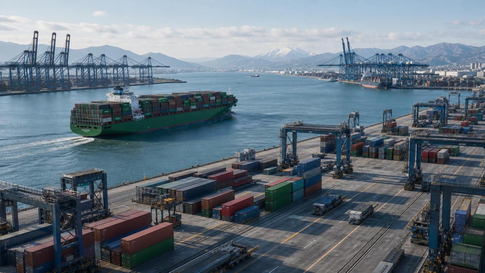 Asia-Europe Route Shift Cuts Shanghai-Rotterdam to 18 Days