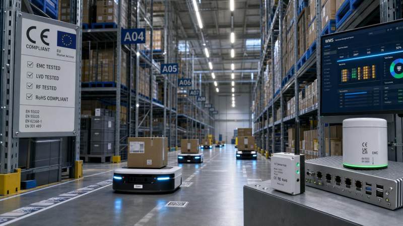 EU CE Rule Takes Effect: New EMC Tests for Smart Warehousing