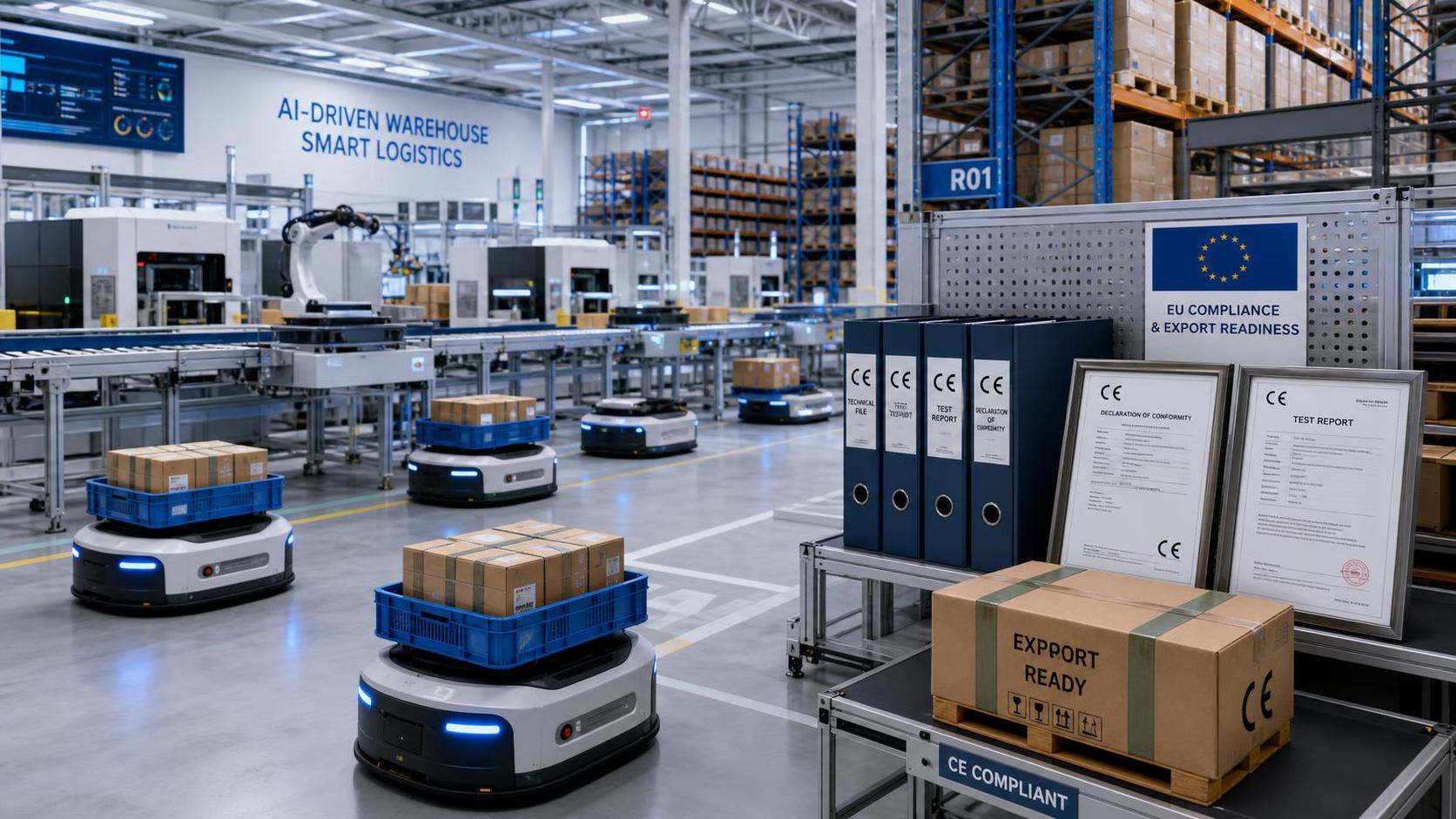 EU CE Rule Adds AI Checks for Smart Warehousing