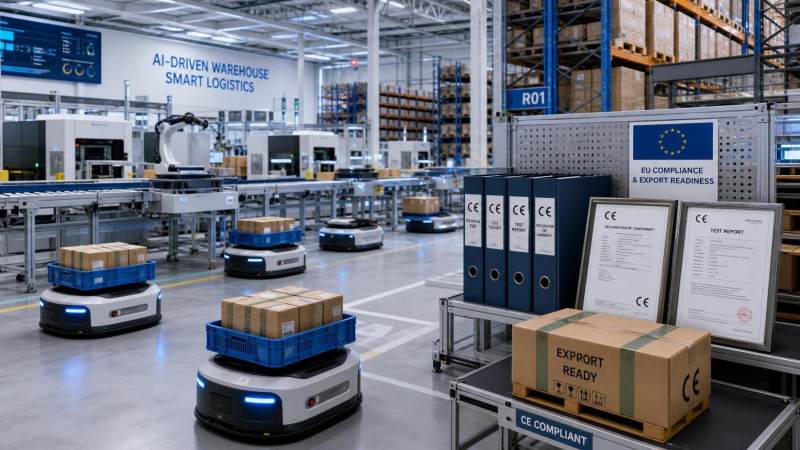 EU CE Rule Adds AI Checks for Smart Warehousing