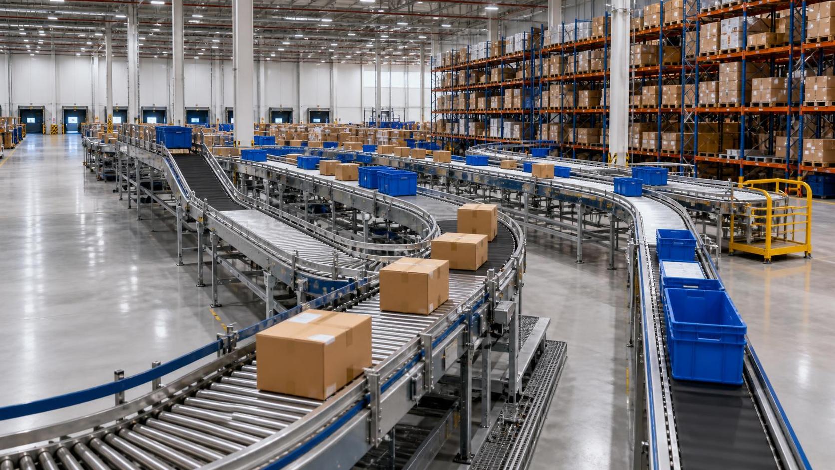 When do industrial conveyors for warehouses lower handling costs