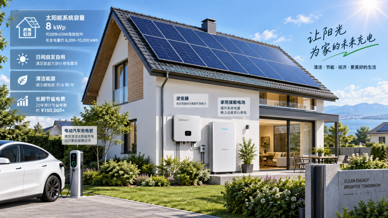 How solar energy system sizing affects a home's electricity savings