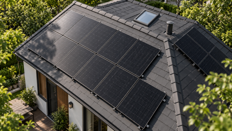 Are monocrystalline solar panels better for homes with limited roof space?