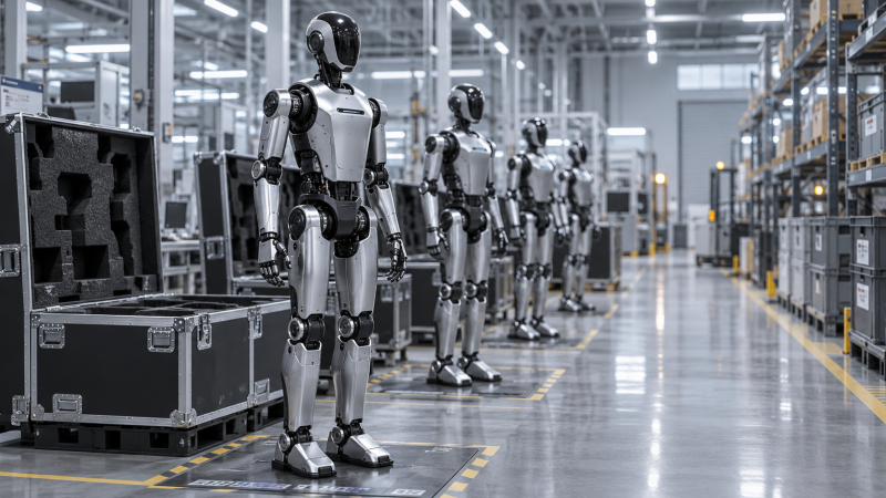 Chinese Robot Exports Surge as Global Humanoid Sales Reach 36,000 in H1 2026