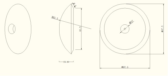 97.5(1) HIFU Piezoelectric Ceramic Sensor