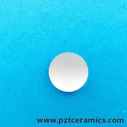 piezoelectric ceramic spherical crown