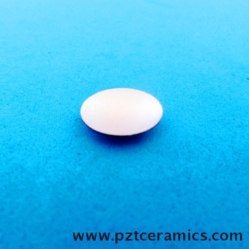 Piezoceramic Spherical Cap Focused Element