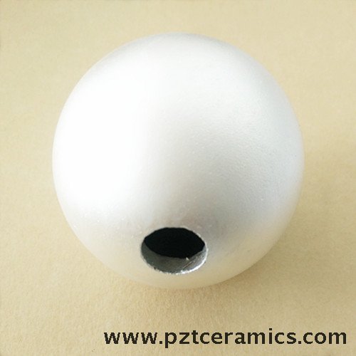 Piezoelectric Ceramic Sphere And Hemisphere Components