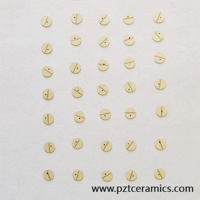 Piezo Ceramic Disc Ultrasonic Sensor Element Customized Product Pzt Disc