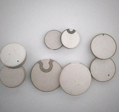 Disc shape piezoelectric ceramics