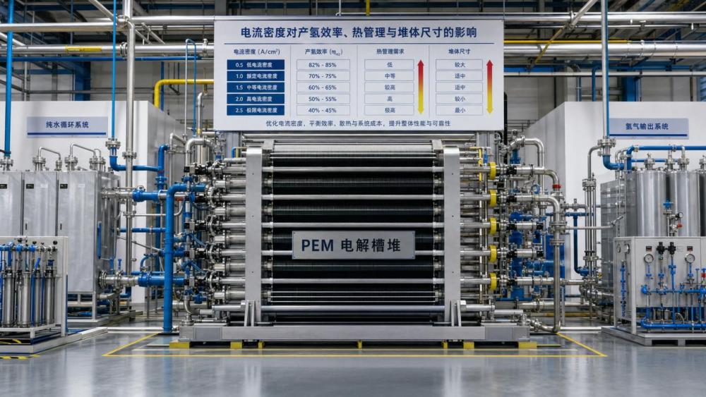 PEM Stack Current Density (A|cm2): How It Changes Output, Heat, and Stack Sizing
