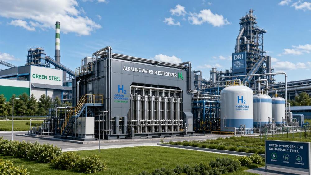 Industrial Hydrogen for Green Steel: Why Large ALK Systems Are Still the First Shortlist