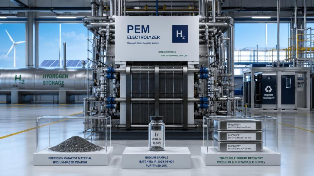 Sustainable Iridium Sourcing: A Growing Bottleneck for Megawatt PEM Expansion