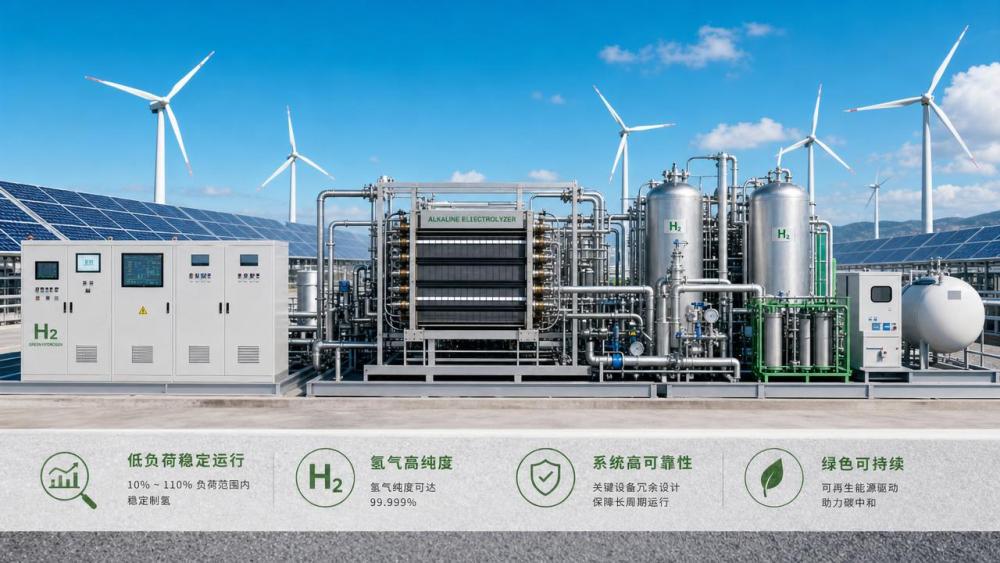 Alkaline Electrolyzer Turndown Ratio: Why Low-Load Performance Matters More Than Expected