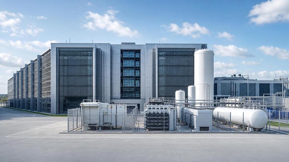 Hydrogen Energy Storage for Data Centers: Backup Power or Cost Burden?