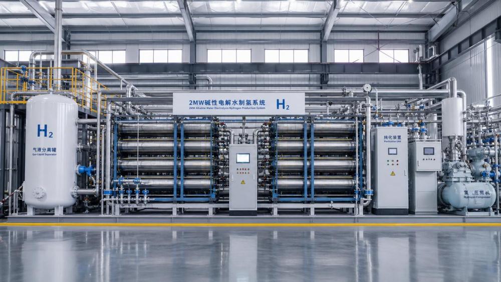 Alkaline Electrolyzer Turndown Ratio: How Low Can Large Systems Run?