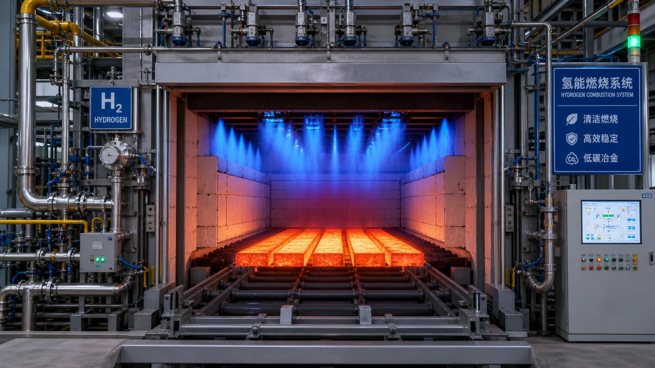 Industrial Hydrogen for Green Steel: Burner Retrofit Limits and Gains