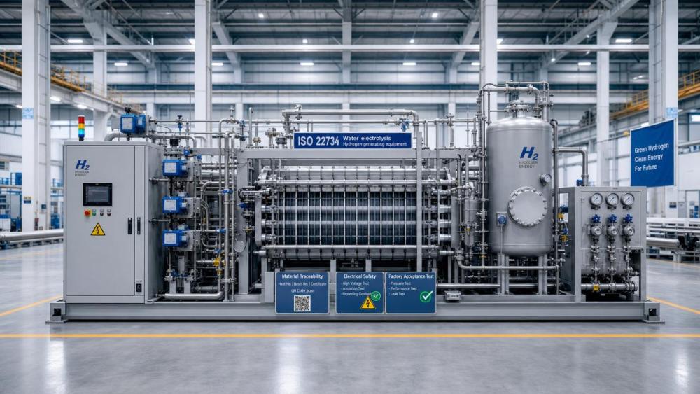 ISO 22734 Water Electrolyzers: Compliance Checks That Prevent Rework