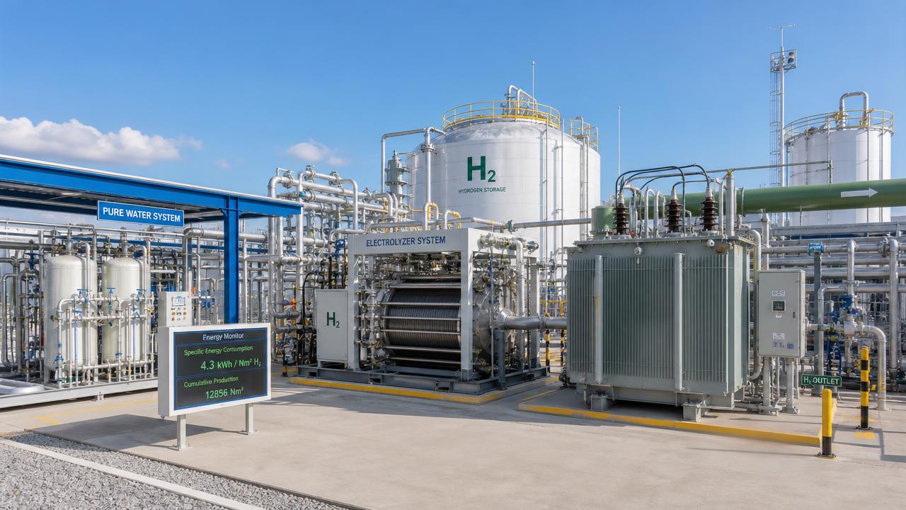 Electrolyzer Power Consumption: What kWh/Nm3 Means in Real Projects