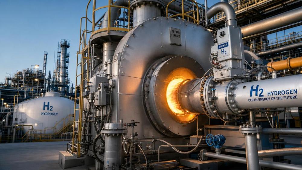 Refinery Decarbonization Strategies Using Direct Hydrogen Burners