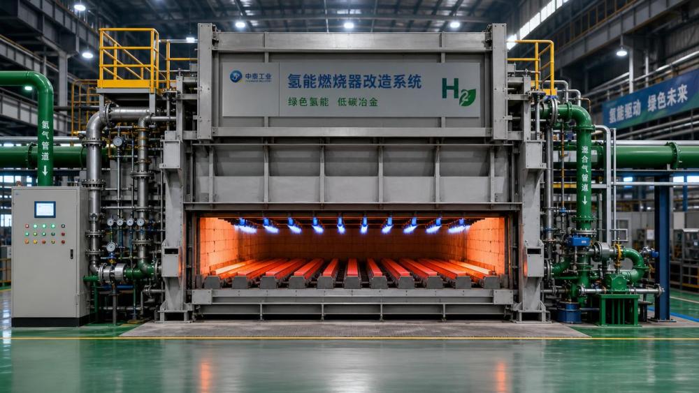Industrial Hydrogen for Green Steel: Burner Retrofit Limits and Gains