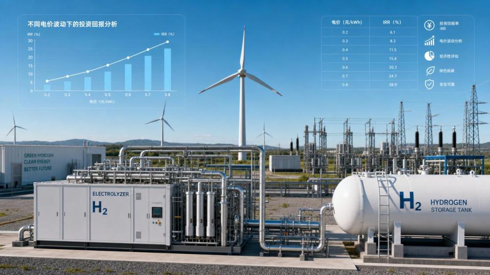 Wind-to-Hydrogen Project ROI: How Power Price Swings Change Payback