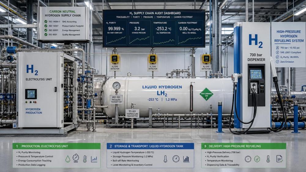 Carbon-Neutral Supply Chain Auditing: When H2 Quality Data Becomes Critical