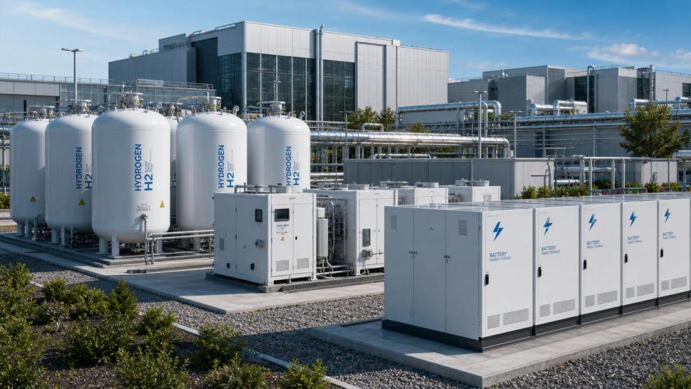 Hydrogen Energy Storage for Data Centers: Backup Power Tradeoffs