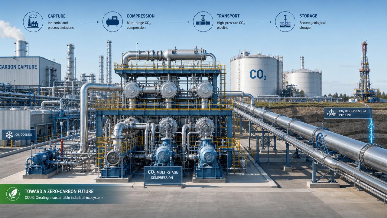 CCUS Infrastructure Development: What Drives CO2 Compression Costs?