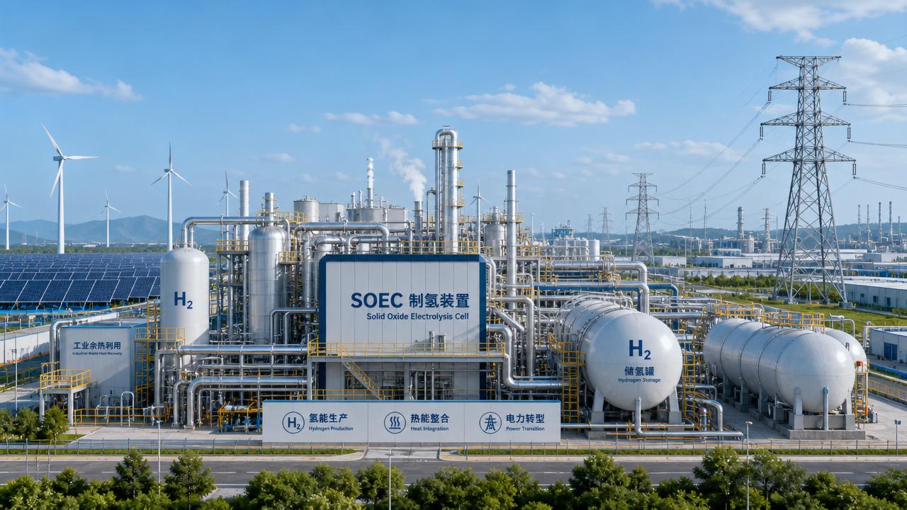 Utility-Scale Power Transition and the Case for SOEC Efficiency