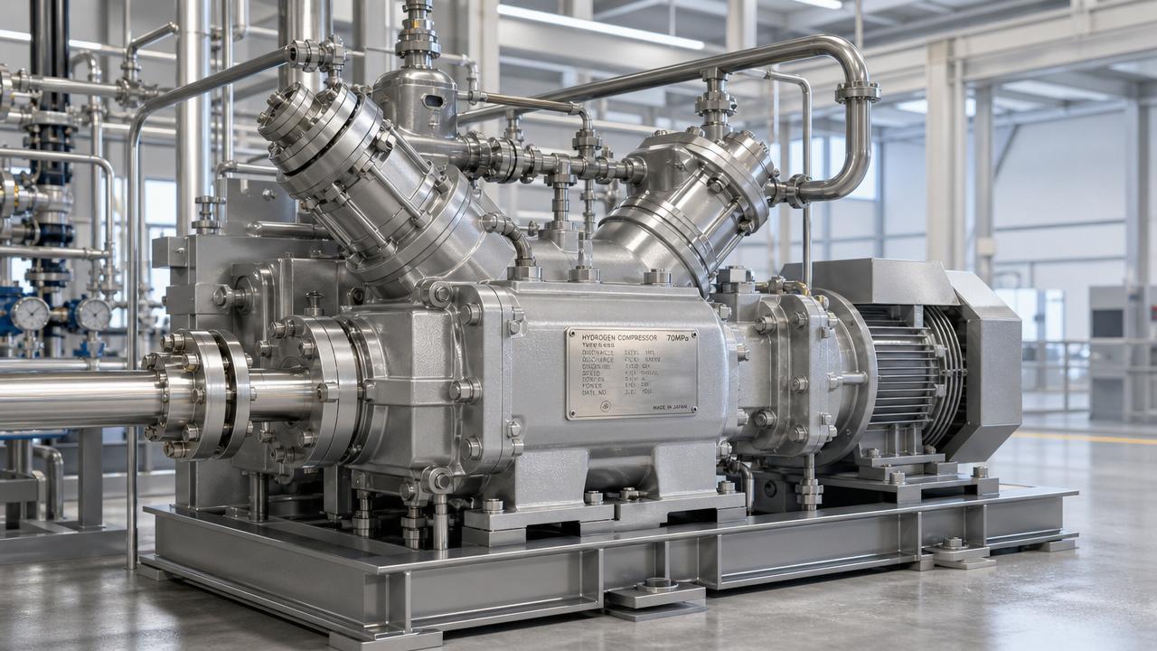 Japan Mandates JIS B8270-2026 Type Approval for 70MPa H₂ Compressors from Oct 2026