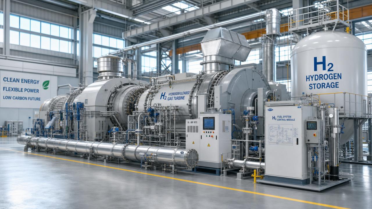 Sustainable Industrial Energy Options for 2026 Hydrogen-Blending Gas Turbines