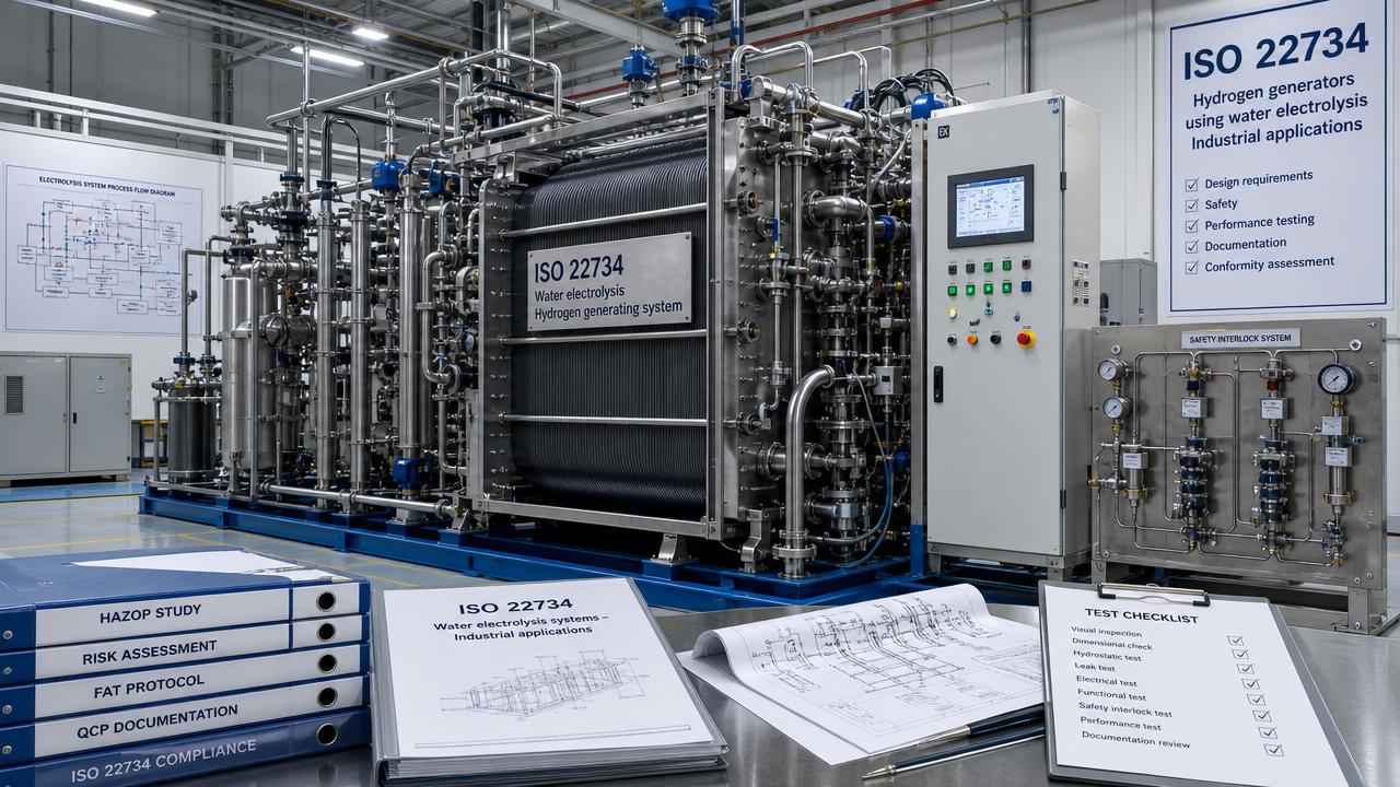ISO 22734 Water Electrolyzers: Key Compliance Checks Before Project Approval