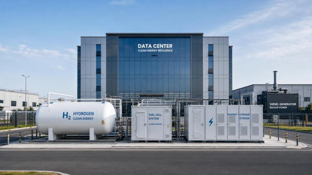 Hydrogen Energy Storage for Data Centers: Backup Power Options Compared Hydrogen Energy Storage for Data Centers: Backup Power Options Compared