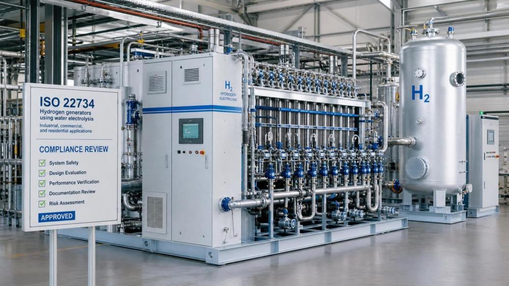 ISO 22734 Water Electrolyzers: Compliance Checks Before Project Approval ISO 22734 Water Electrolyzers: Compliance Checks Before Project Approval