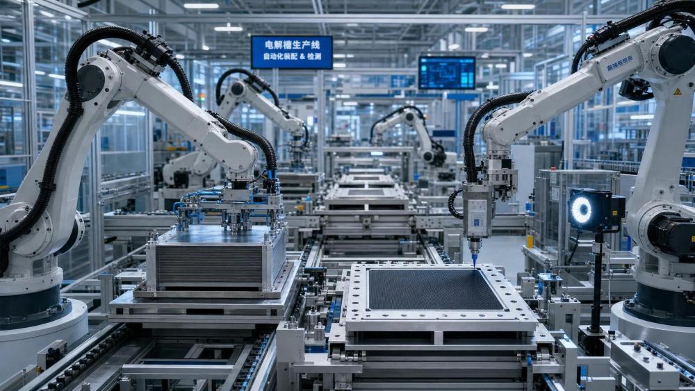 Industrial Robots in Electrolyzer Manufacturing: Where They Pay Off