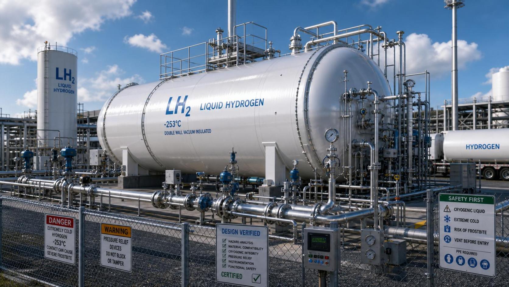 Liquid Hydrogen Storage Vessels: Safety Risks and Design Checks