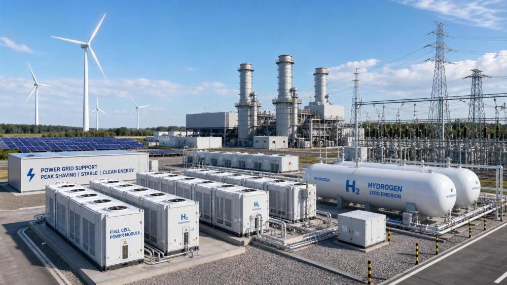 Utility-Scale Power Grid Support with Fuel Cells or Turbines?