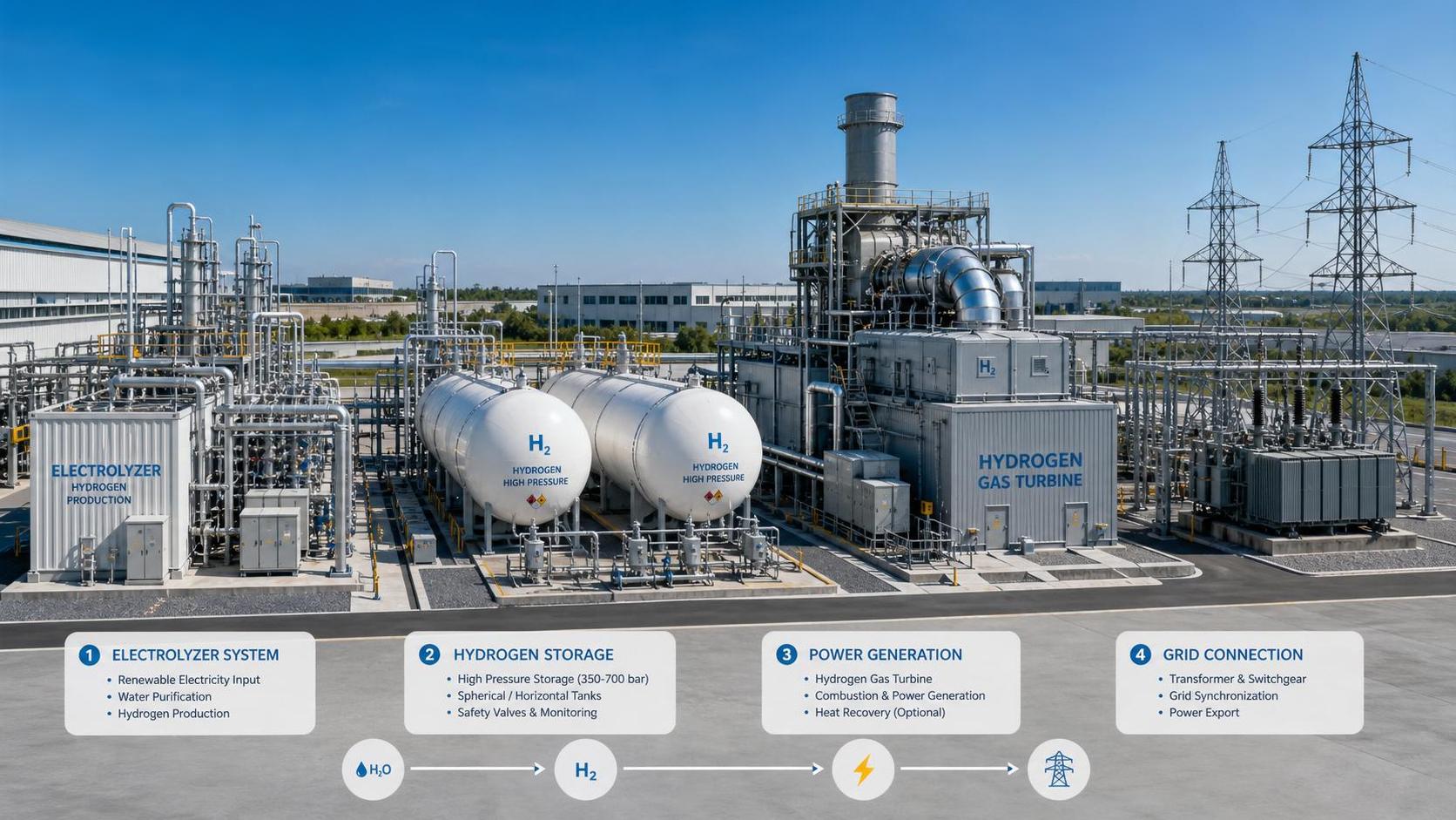 Utility-Scale Hydrogen Power Cost: What Drives CAPEX and OPEX in 2026