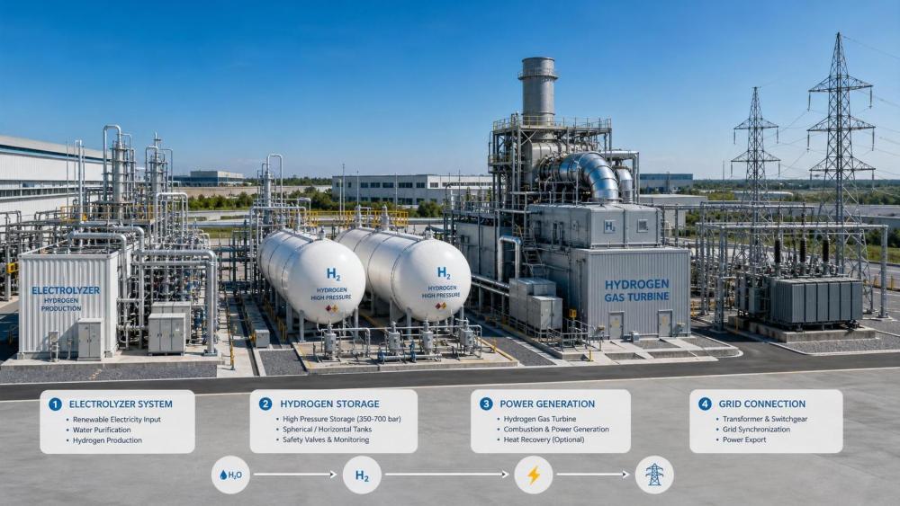 Utility-Scale Hydrogen Power Cost: What Drives CAPEX and OPEX in 2026