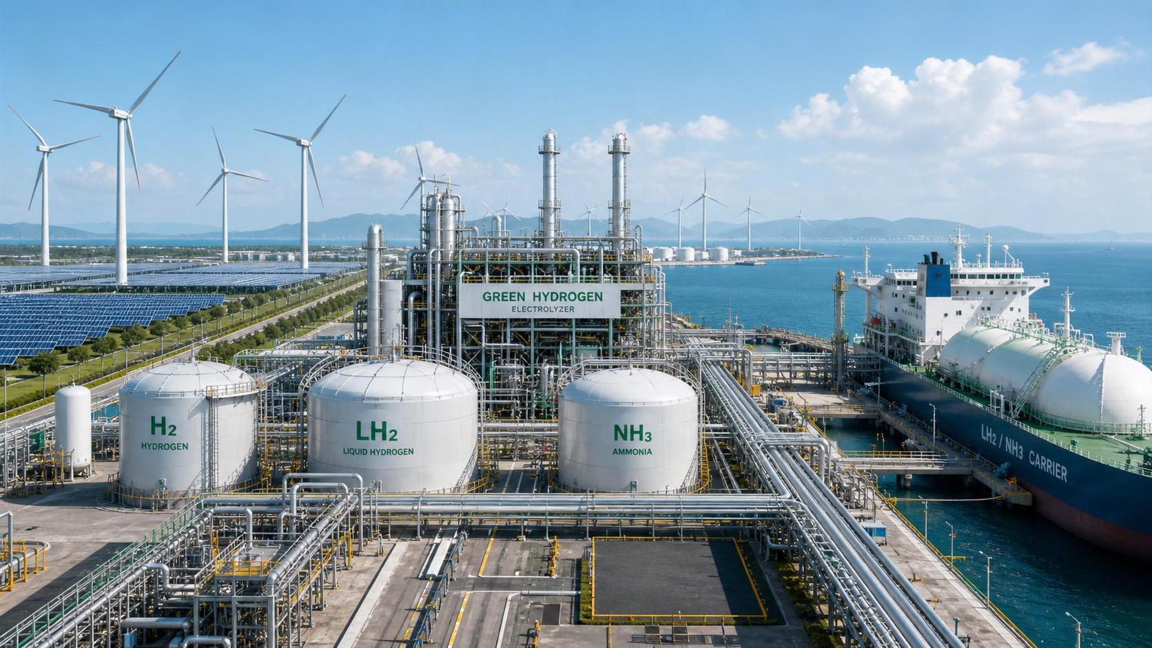 Green Hydrogen Production for Export: Cost Risks and Infrastructure Gaps