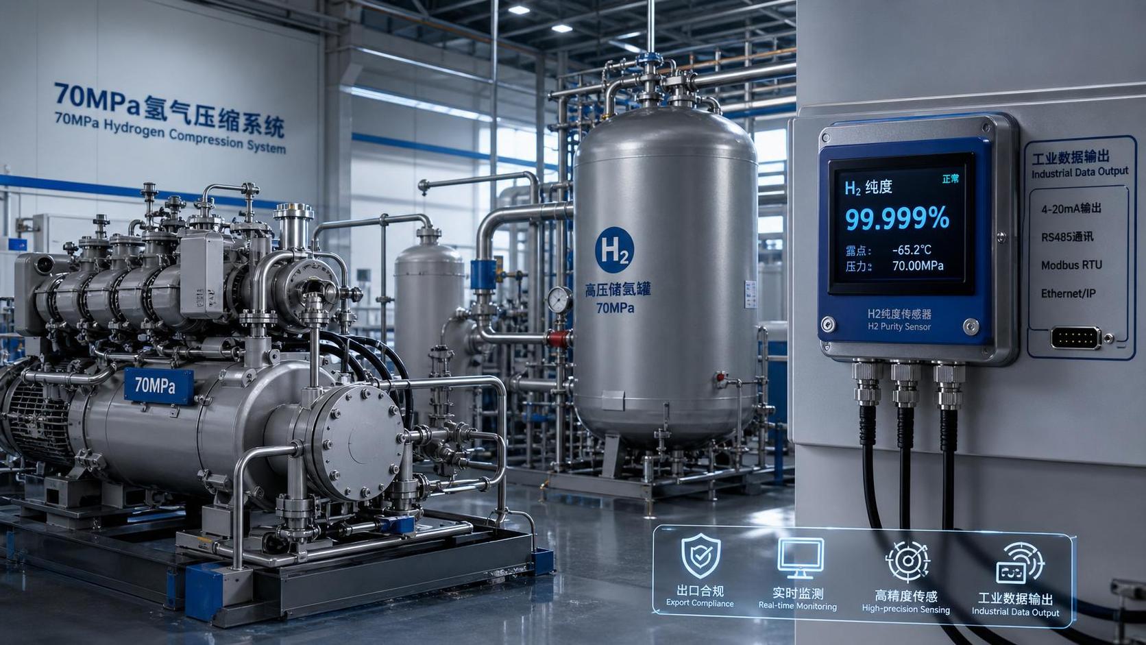 IEA Brief Puts H2 Sensor Interfaces on 70MPa Exports