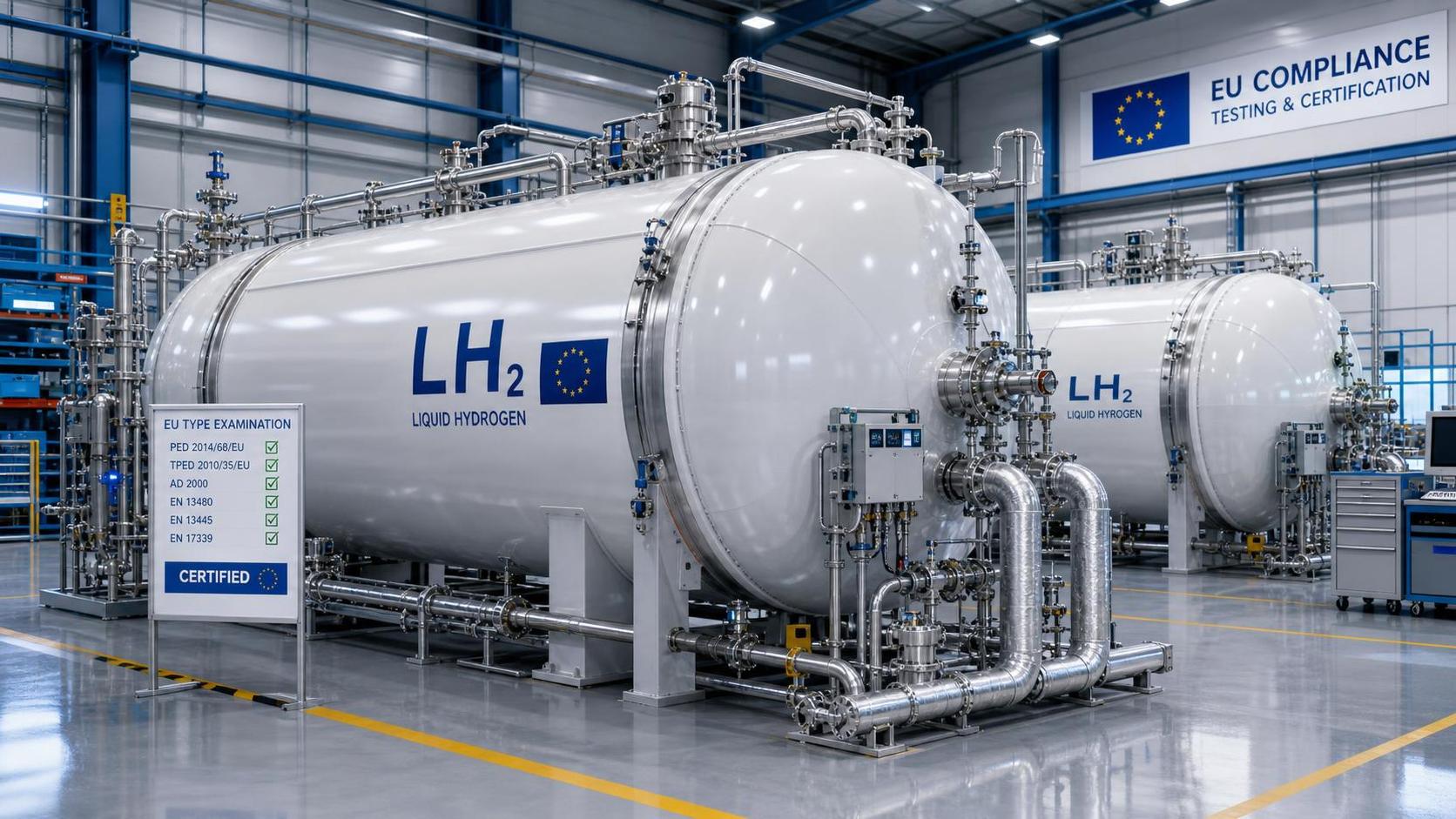 EU Updates EN 13445-4 for Liquid Hydrogen Tanks