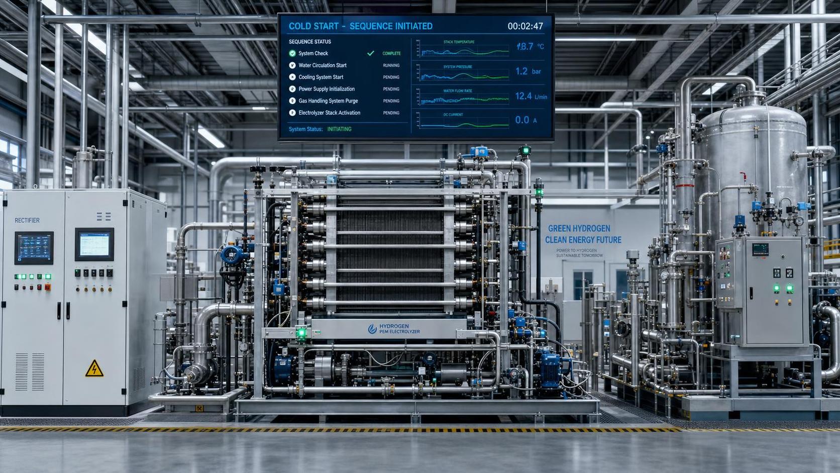 What Drives Stack Cold-Start Time in Dynamic Operation?