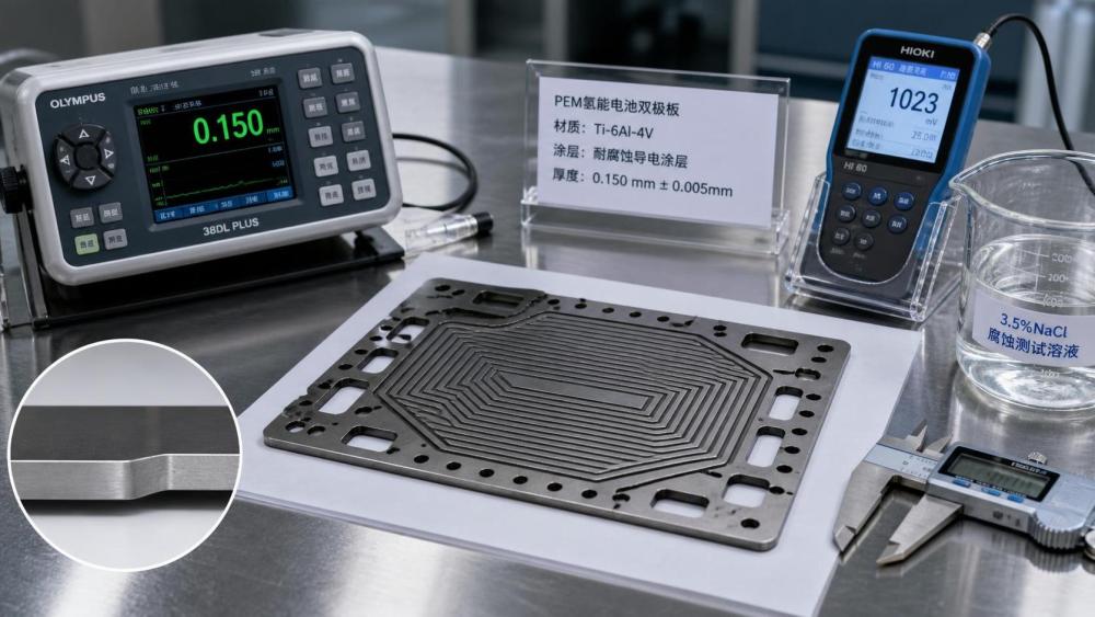Titanium Bipolar Plate Coating Thickness Specifications for Corrosion Resistance