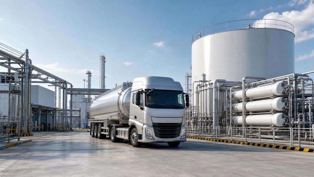 When does liquid hydrogen transport make sense over compressed gas?