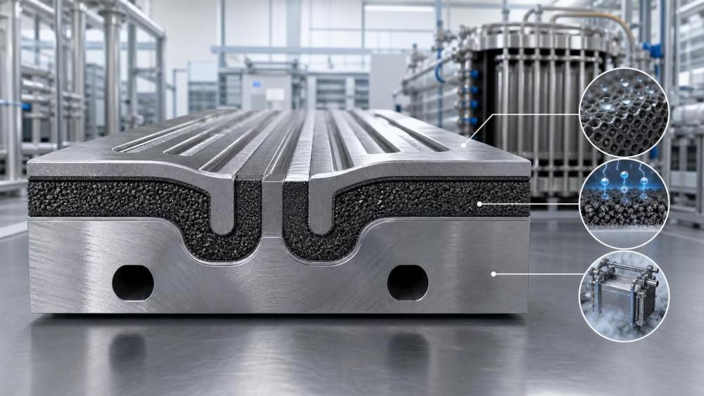 When does bipolar plate coating technology improve PEM electrolyzer durability?