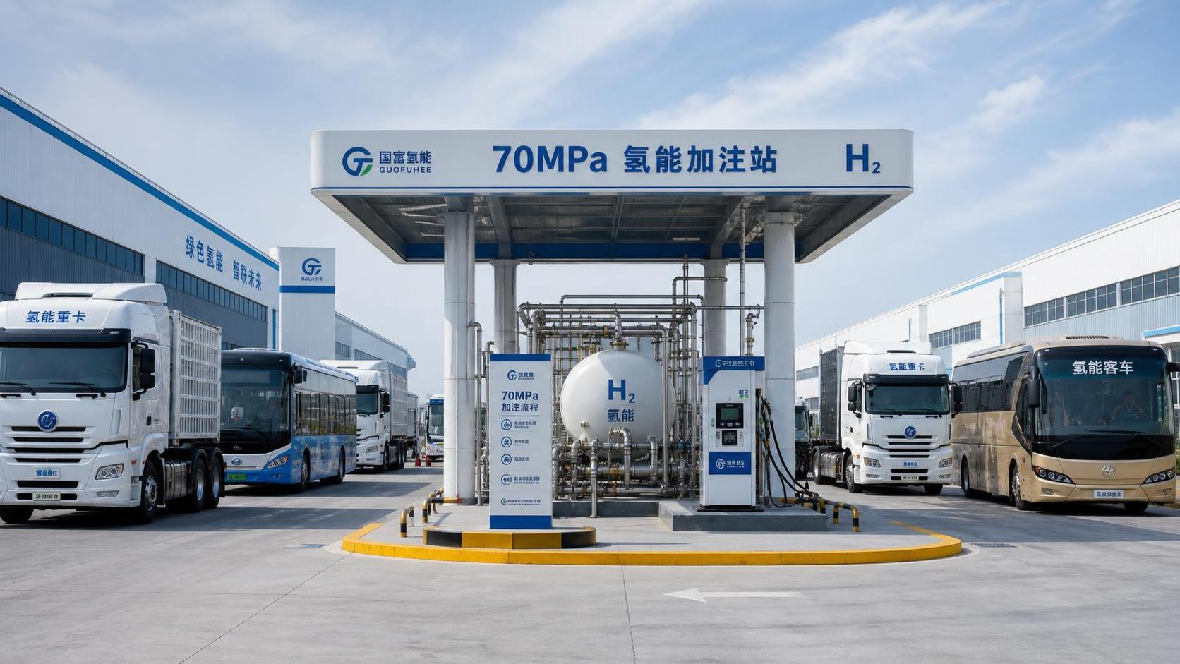 When does high pressure hydrogen refueling make sense for heavy duty fleets